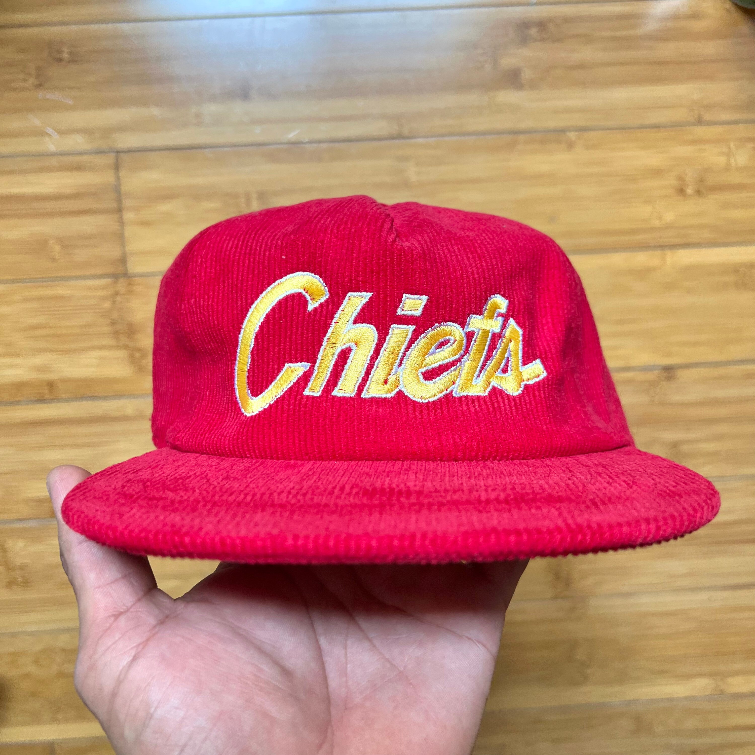 New Era Kansas City Chiefs Corduroy Script 9Fifty Brown Snapback Hat – Long  Beach Skate Co