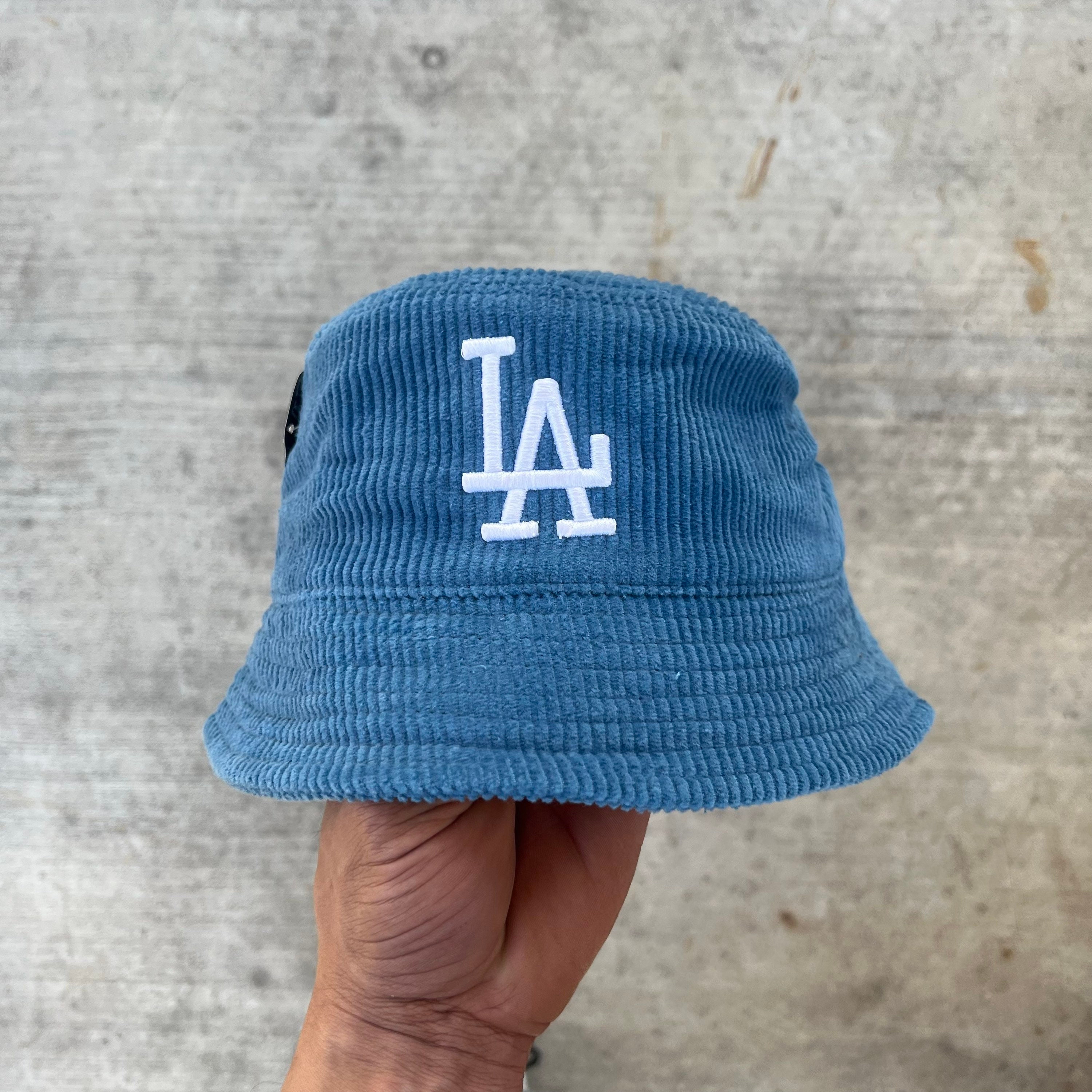 LA Dodgers Devil Horn Custom Fitted Hat