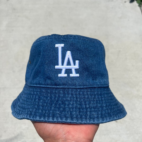 Denim Bucket Hat Etsy