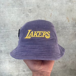 Los Angeles Lakers Vintage Thread Dad Hat - Purple - Throwback