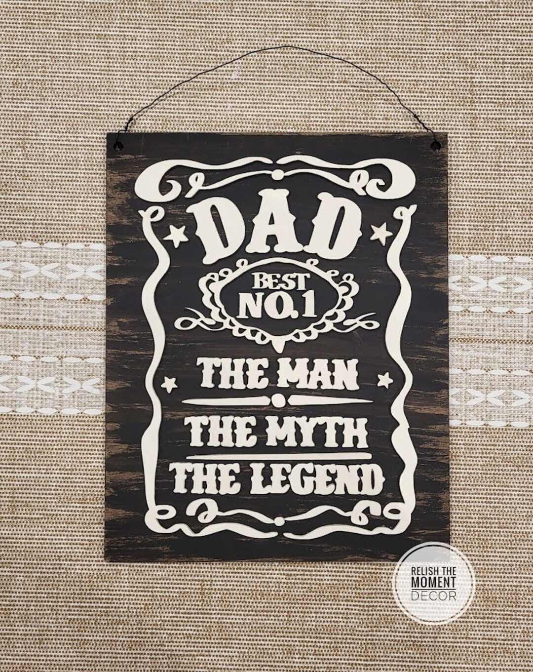 Mens Best Daddy the Man the Myth the Legend Dad Father's Day Gift