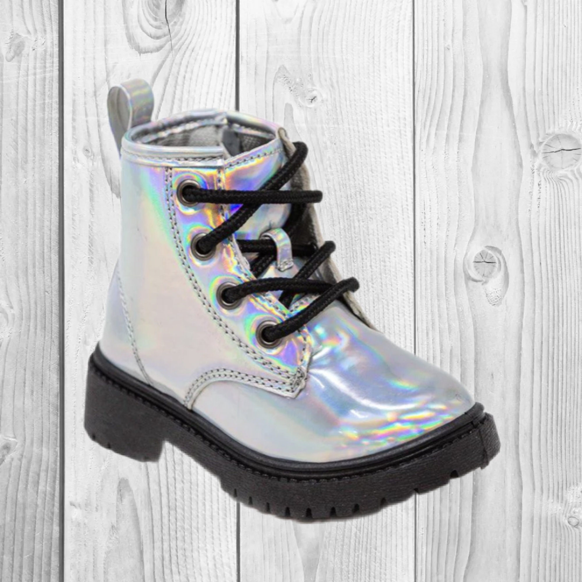 Hologram on sale combat boots