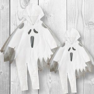 RESTOCKED! Mommy & Mini White Ghost Costume Set, Mommy And Me
