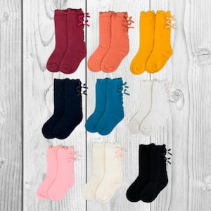 Girls Bow Socks