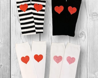 RESTOCKED! Girls/Toddler Heart Knee High Socks