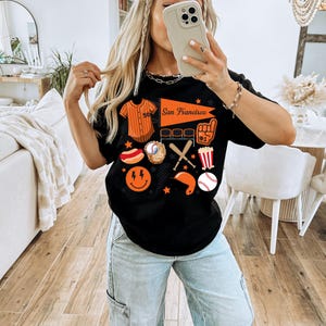 Women&#39;s, Men, San Francisco Giants, Unisex Fit Heavy Cotton Tee