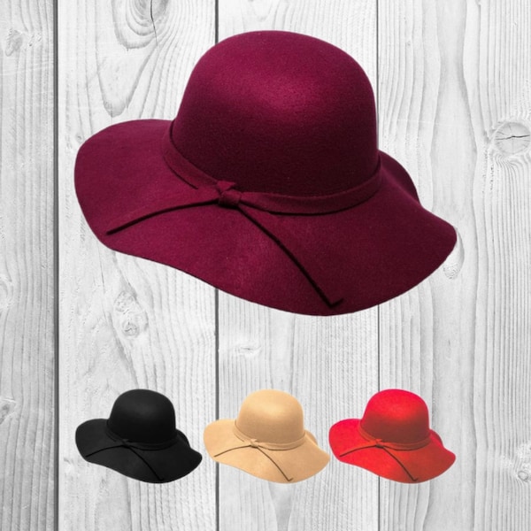 Felt Floppy Hat Etsy