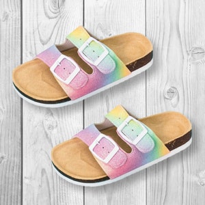 Girls/Toddler Pastel Rainbow Sandals