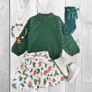 Gingerbread Pettibustle with Top Skirt