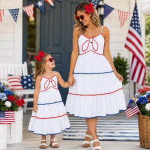 fancy dress red white and blue Marc Defang 5030 Size 12 Red White & Blue Girls Pageant Fun Fashion Ca