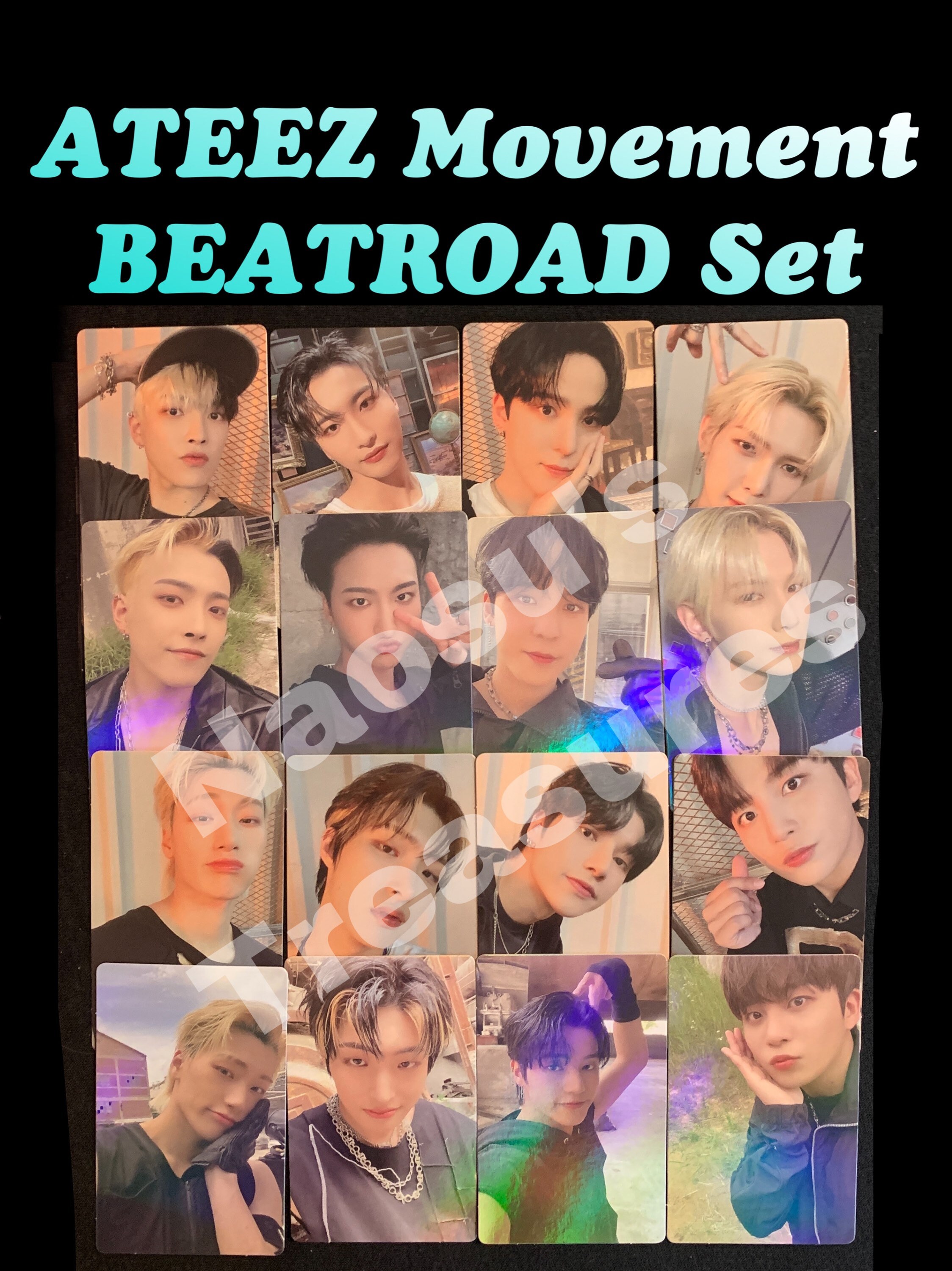 ATEEZ MOVEMENT BEATROAD パジャマ トレカ 8種 コンプ-www.mwasaving.com