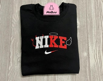 nike angel and devil sweatshirt