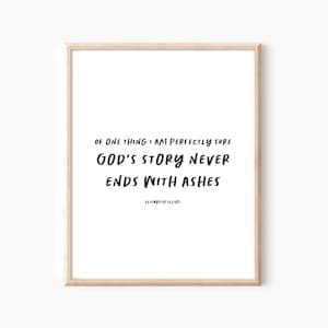 Elisabeth Elliot Quote, Prayer Room, Christian Decor, Printable Art, Cozy Wall Print