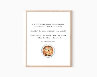 The Magician's Nephew Quote, Aslan, Fledge, Arranging Or Meals