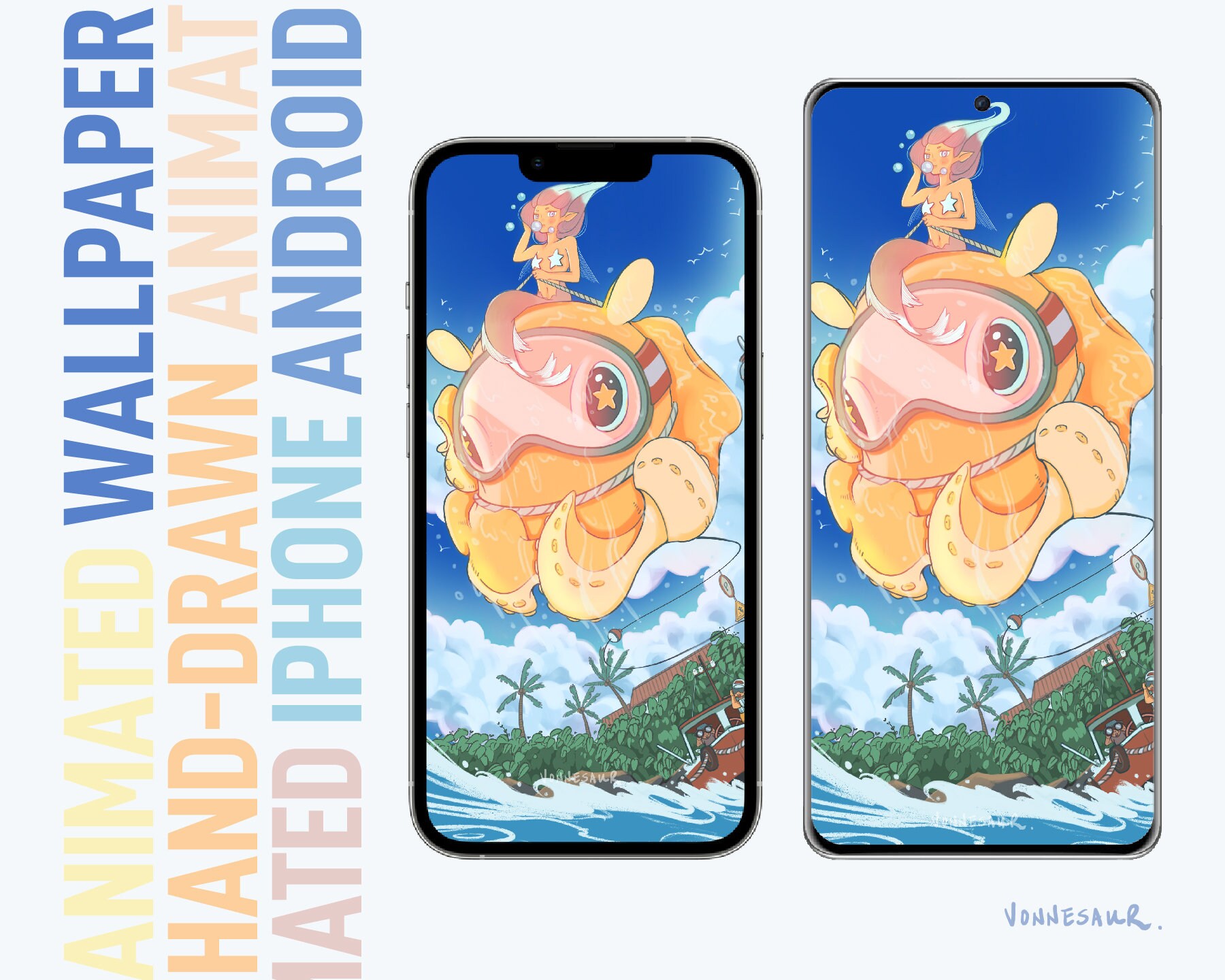 Mermay Live Phone Wallpaper Download Octopus Mermaid - Etsy Mermay Live Phone Wallpaper Download Octopus Mermaid - Etsy
