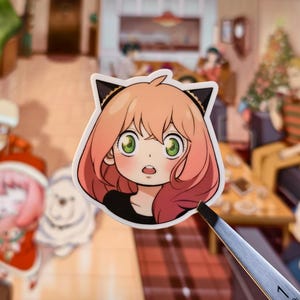Anya Forger Sticker: Spy x Family Fan Art Vinyl Decal