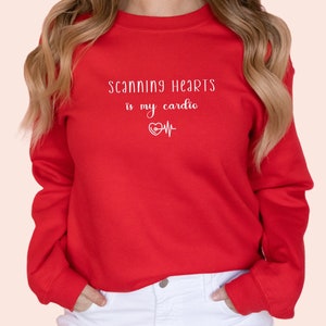 Echocardiographer Shirt, Cardiac Sonographer Sweater, Gift For Sonographer, Sonography Shirt, Gift for Echo Tech RDCS Unisex Crewneck Swea