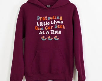 DPST Hoodie Kind Beifahrer Sicherheit Tech Autositz Tech Nicu Nurse Unisex Heavy Blend Kapuzen-Sweatshirt