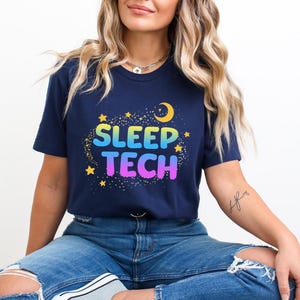 Sleep Tech Shirt Sleep Technologist Gift AAST Sleep Technologist Registered Sleep Tech RPSGT Sleep Disorders Unisex Tee