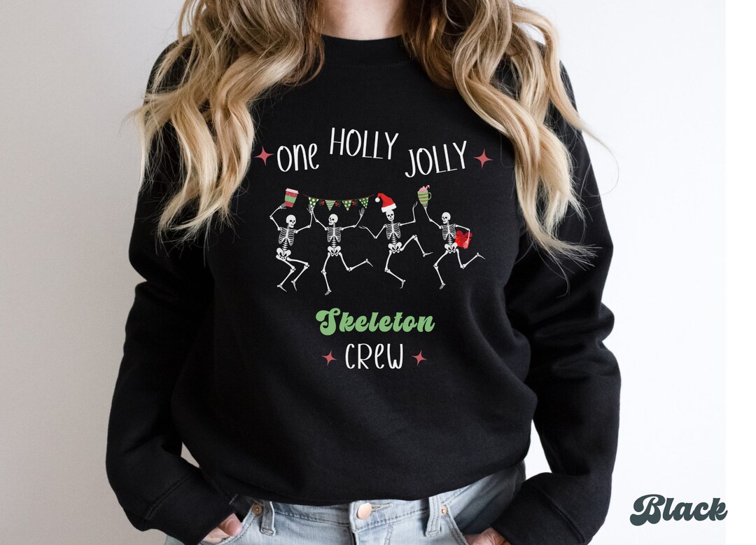 Radiology Christmas Shirt Skeleton Crew Holly Jolly Christmas Sweater