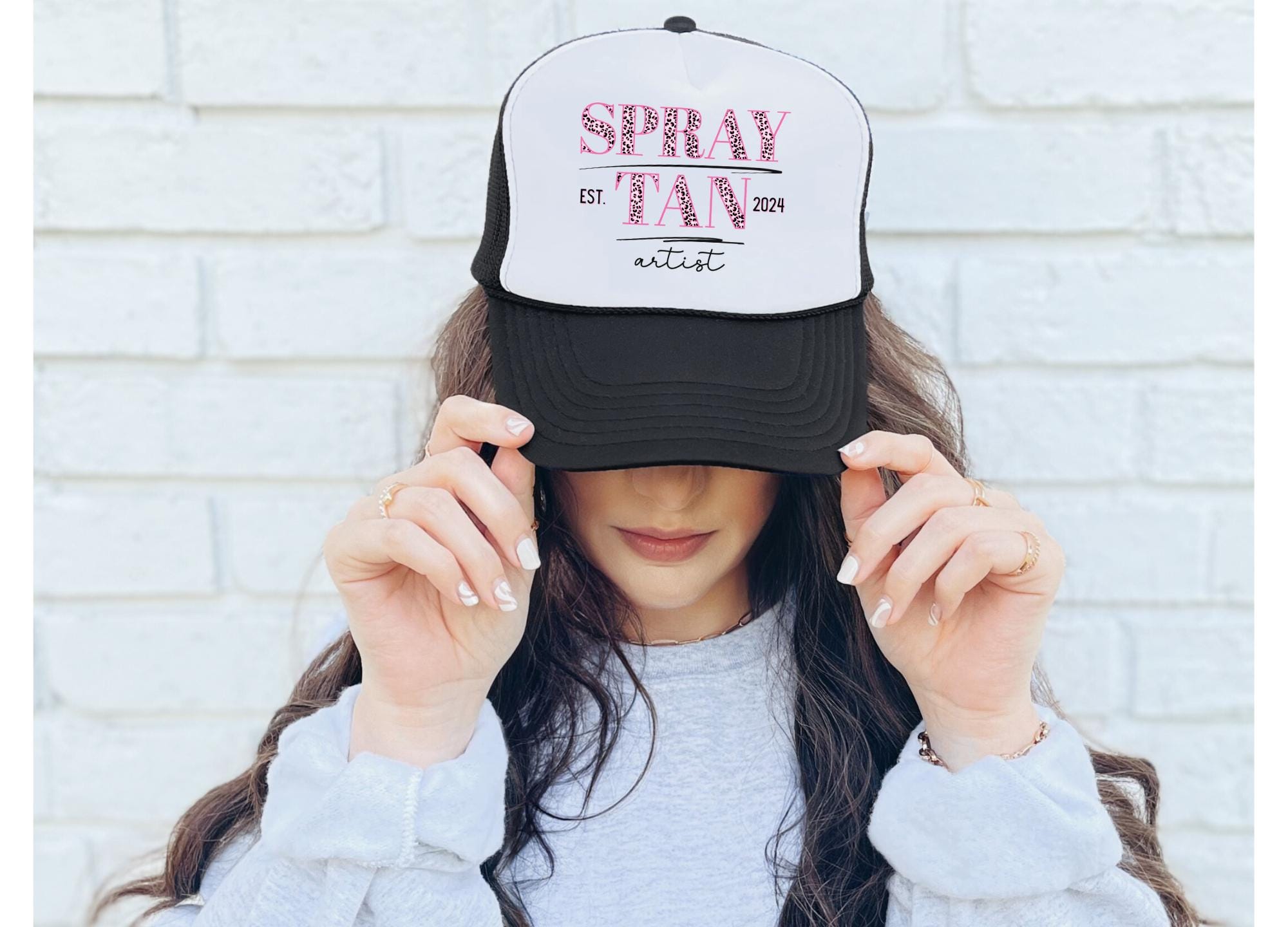 Custom Spray Tan Artist Foam Trucker Hat Spray Tan Merch Foam Trucker Hat