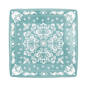 Dusty Turquoise Paper Dinner Plates