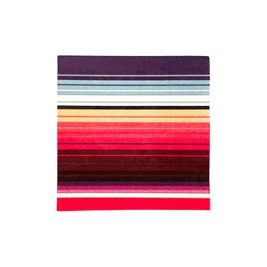 Red Serape Cocktail Napkins (Pack of 20)