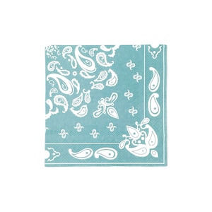 Dusty Turquoise Cocktail Napkins (Pack of 20)