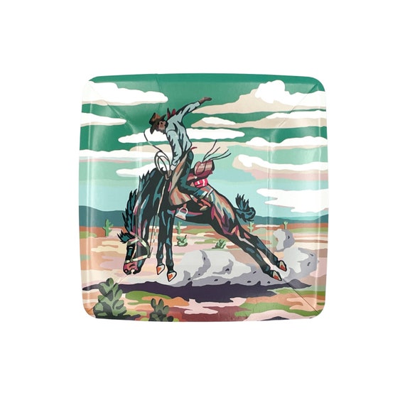 Cowboy Paper Dessert Plates (Pack of 8)