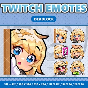 Deadlock Emotes Pack 2 - Twitch | Discord | YouTube | Streamer | Cute | Digital