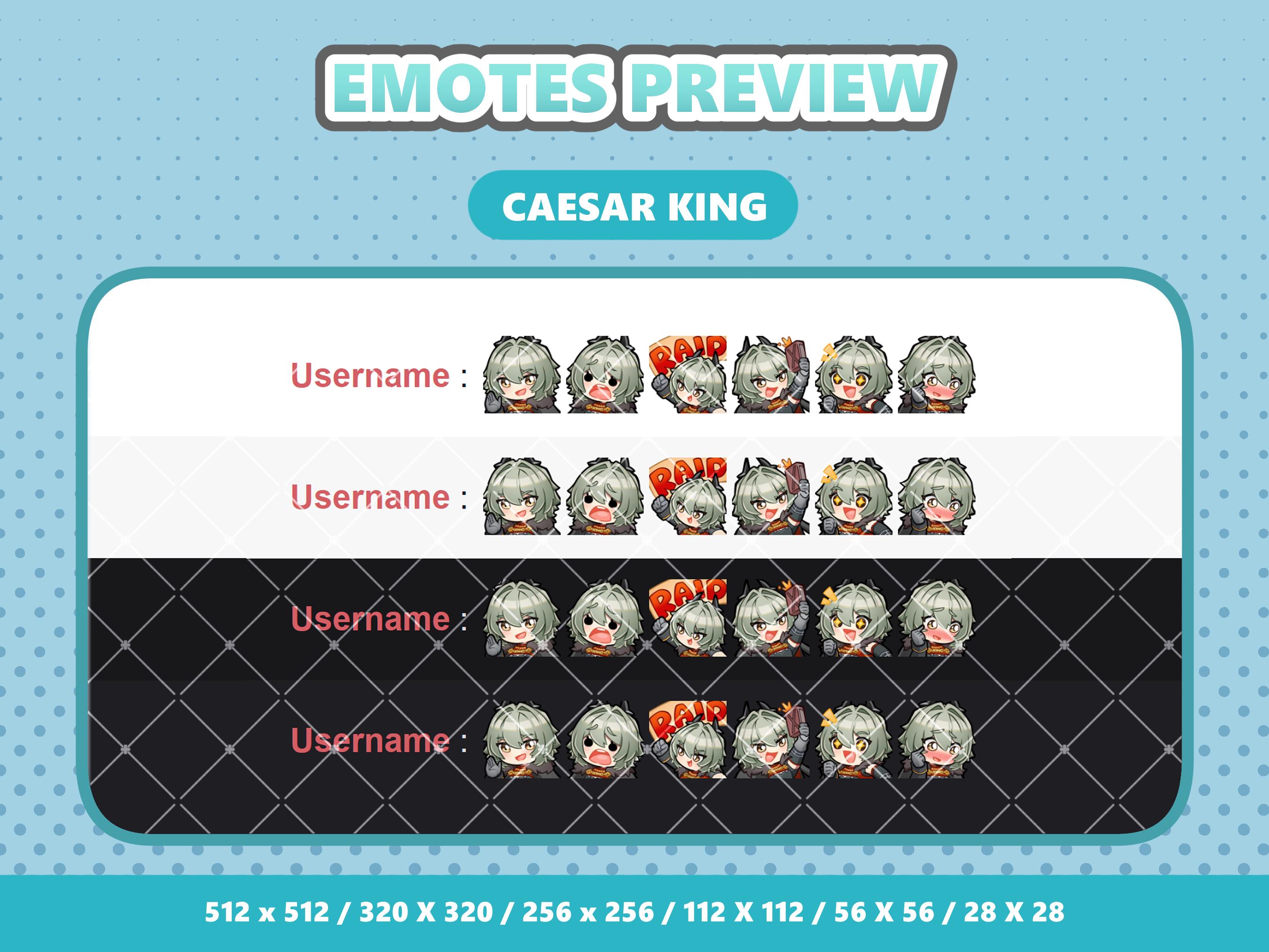 caesar-king-kawaii-emotes-pack-twitch-discord-youtube-streamer