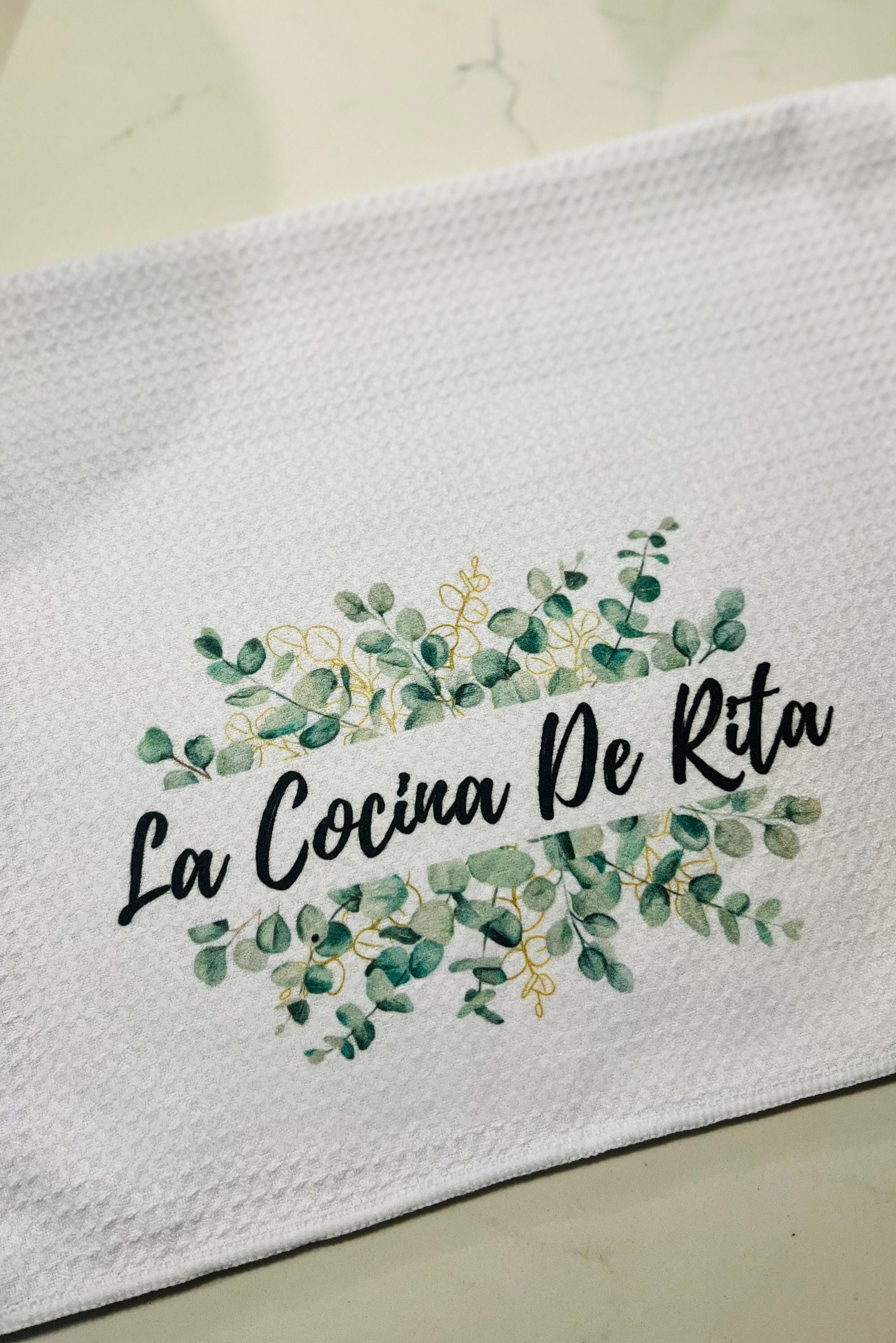 Kitchen Towels En Espanol Etsy