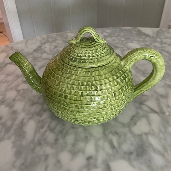 Large Starbucks Ceramic Teapot Made in Italy