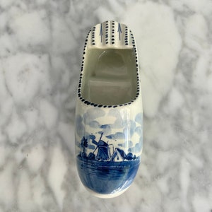 Dutch Delft 16 Blue Clog Ashtray / Trinket Dish - Vintage - Adorable!