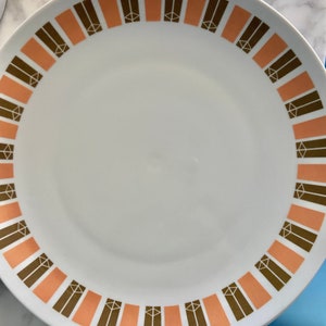 Set of 2 Rare MCM Mikasa CAN-CAN Plates - Accent Fine China - 5580 - Japan