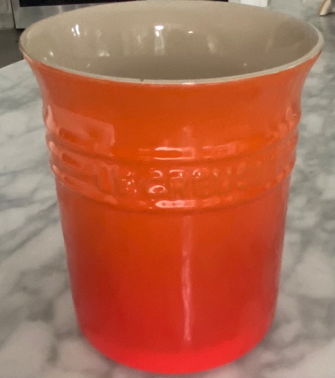 Le Creuset Utensil Crock in Classic Flame Color orange Etsy
