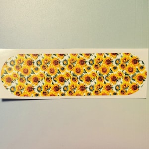 Sunflower Meadow Feeding Tube Pump Decal (kangaroo and infinity)