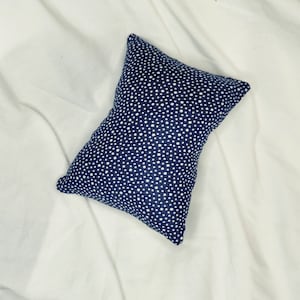 Mini Navy Blue Polka Dots Port/Central Line/Post Op Seatbelt Pillow
