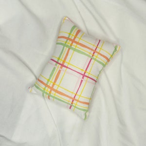 Pastel Plaid Port/Central Line/Post Op Seatbelt Pillow
