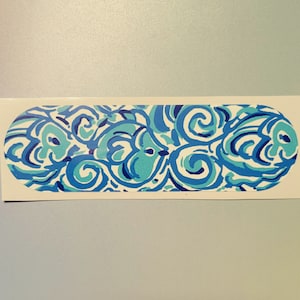 Tidal Swirl Feeding Tube Pump Decal (kangaroo and infinity)