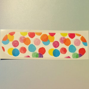 Rainbow Splash Feeding Tube Pump Decal (kangaroo and infinity)