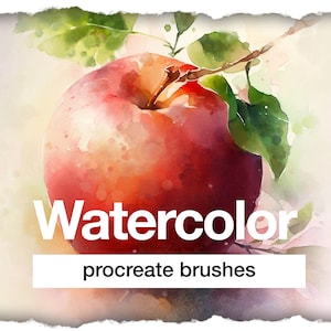 55 procreate watercolor brushes – dynamic