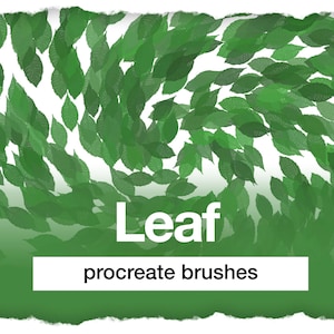 195 leaves – procreate brushes