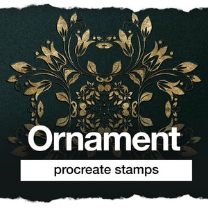 74 Procreate Stamps - ornaments
