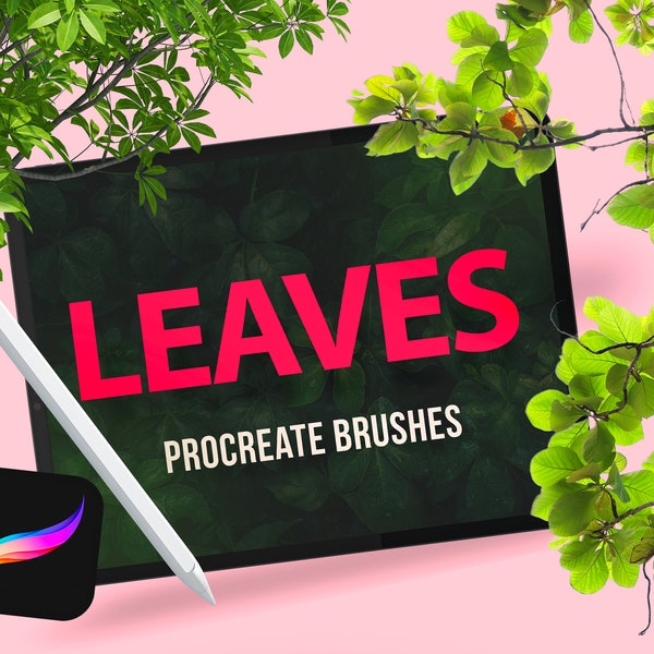 195 leaves – procreate brushes