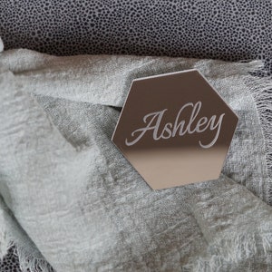 Tassel Place Card, Personalised Acrylic Place Card, Table Setting For Wedding, Personalised Wedding Name Tag,Personalised Wedding Place Name