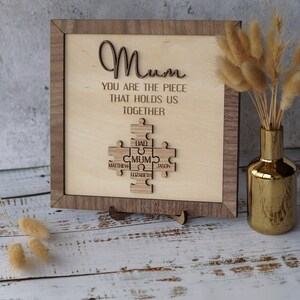 Christmas gift for mum, Gift from kids, Custom mothers day gift, Personalized gift for mum, Unique mothers day gift, Family gift, Birthday