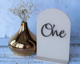 Números de mesa de acrílico, números de mesa de espejo, números de boda independientes, números de mesa para banquetes, números de mesa de boda modernos