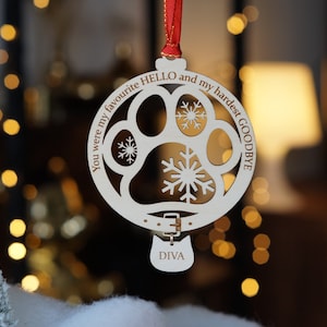 Haustier-Sympathiegeschenk, Haustier-Gedenkschmuck, Haustier-Gedenkschmuck, Haustier-Gedenkschmuck, Haustier-Gedenkschmuck, Weihnachtsschmuck
