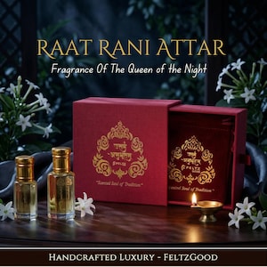Raat Rani Attar Oil: Night Jasmine Vegan Perfume - Alcohol Free